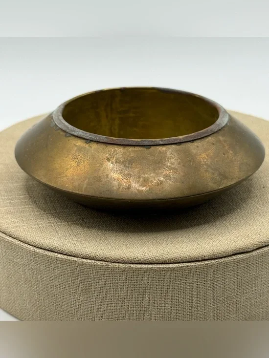 Brass Gold Tone Wide Cuff Bracelet - Women's Fashion Jewelry