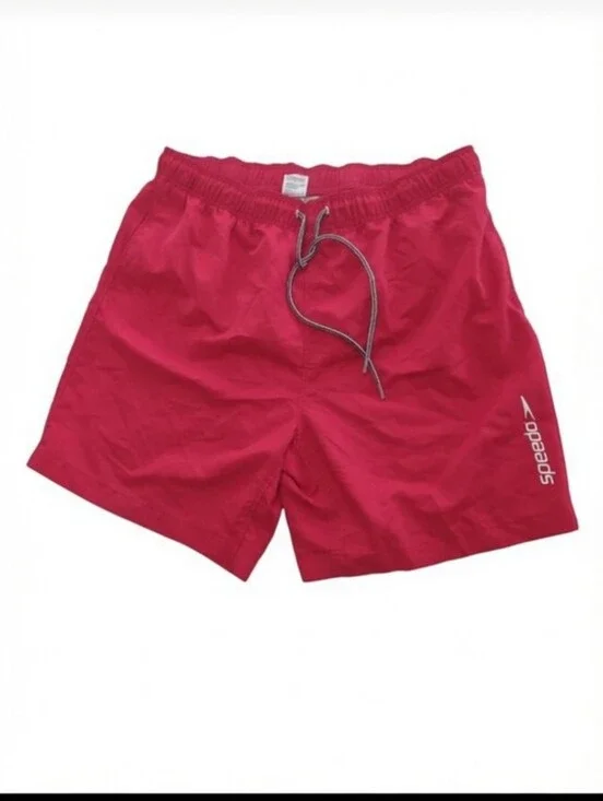 Speedo Red Board Shorts‎ XXL Classic Retro Summer Beach Casual Lightweight Surf
