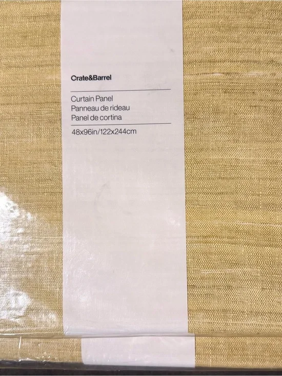 Crate & Barrel Curtain Panels