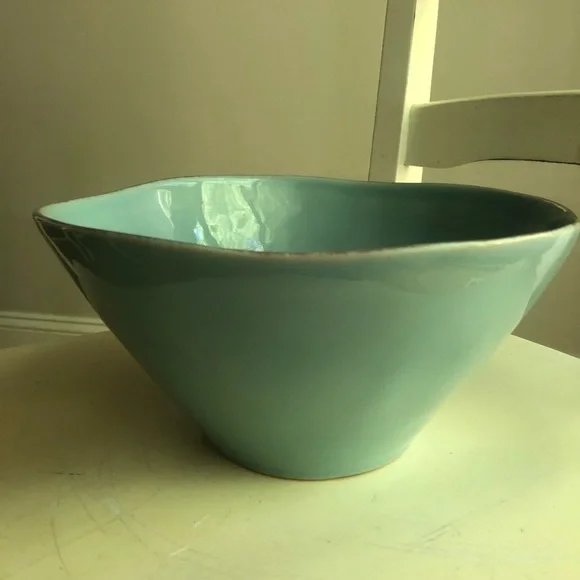 New: Crate & Barrel Marin Stonewear Serving Bowl.