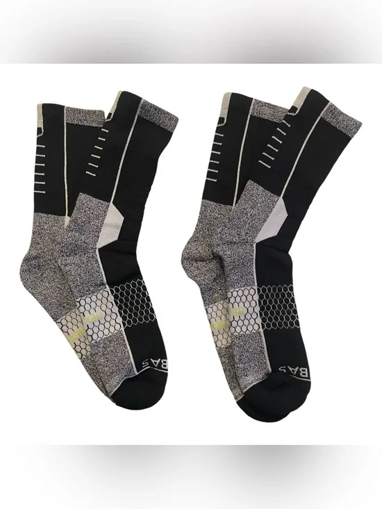 Bombas Hex-Tec Athletic All Purpose Performance Crew Socks Lot Of 2 Pair Size XL