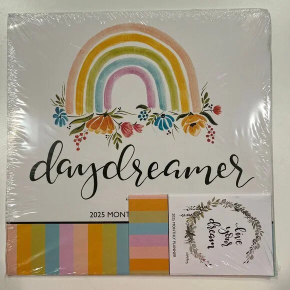 2025 Wall Calendar - Jan 2025-Dec 2025 Two Pack 12”x24” NEW