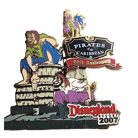 Disney‎ Pin Pirates of the Caribbean 40th Marc Davis Wants Redhead LE 250 52952