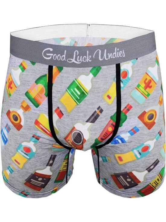 Men's Beer & Alcohol Boxer Briefs | Fun Graphic Underwear for Comfort & Style