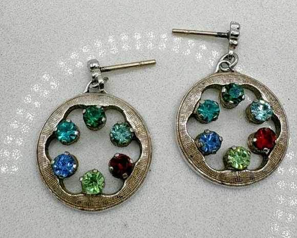 Anson Sterling Silver 925 Pierced Earrings .75