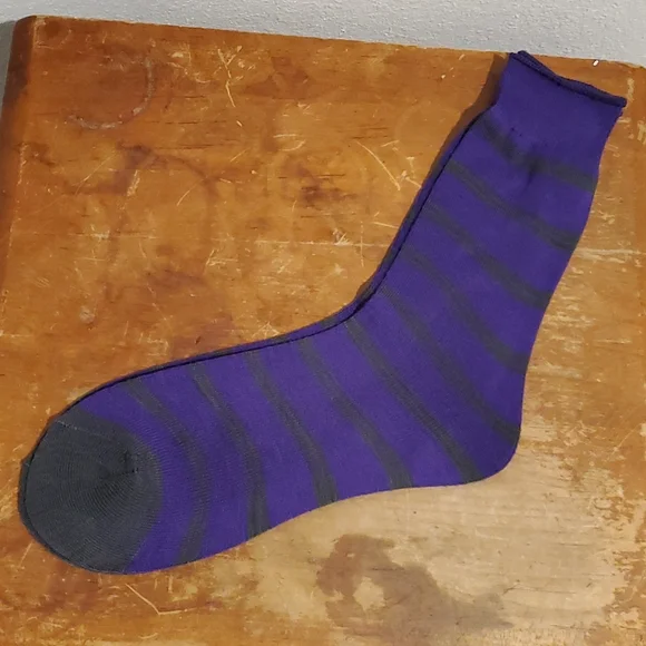 New purple/gray socks