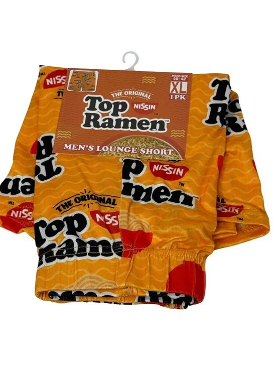 Top Ramen Nissin Men's Lounge Shorts Size XL 40-42 New