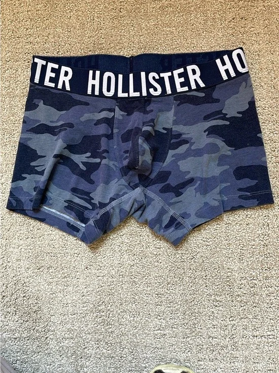 Hollister Blue Camo Men's Boxer Briefs