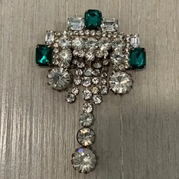 Vintage Rhinestone Brooch