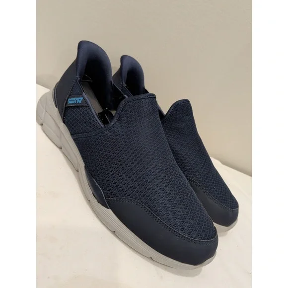 Skechers Equalizer Swift fit Memory Foam Handsfree Navy Men's Sz  11