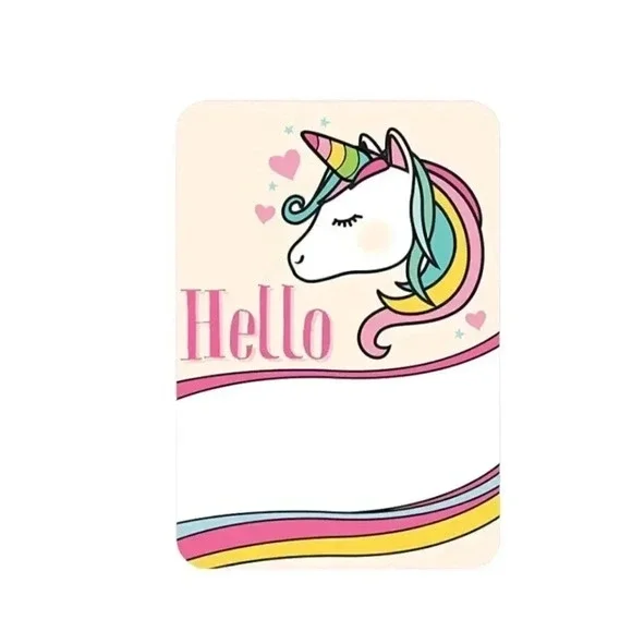 Avery Premium Rainbow Unicorn Name Tags, No Lift N