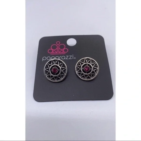 Sunlit Splendor -Pink Post‎ Earrings - Item 113