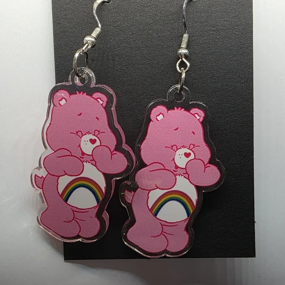 Cheer Bear Care Bears Earrings Handmade Hypoallergenic BUNDLE‎ & OFFER to Save