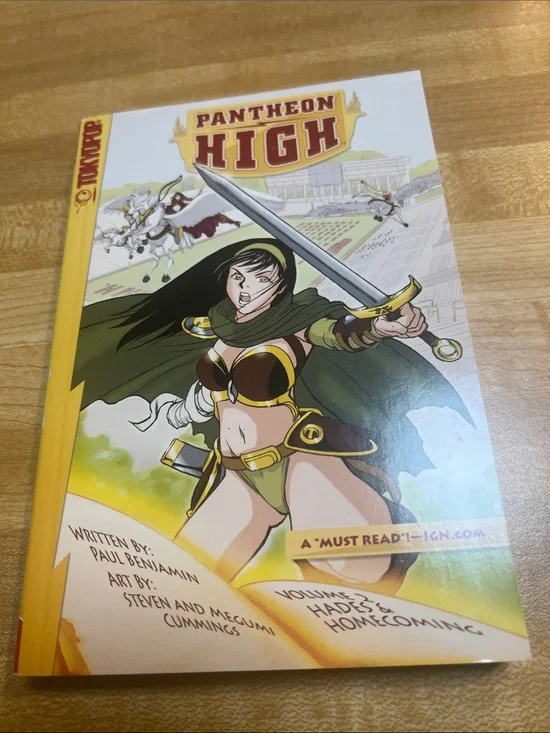 #2876**Pantheon High Graphic Novel - Green & Yellow Cover