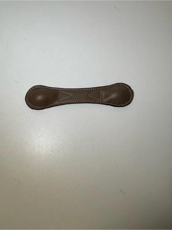Brown Leather Weighted Bookmark/ Page Holder