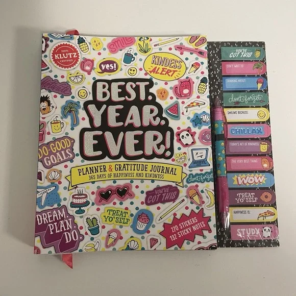Klutz Best Year Ever! Planner & Gratitude Journal Activity Book New‎