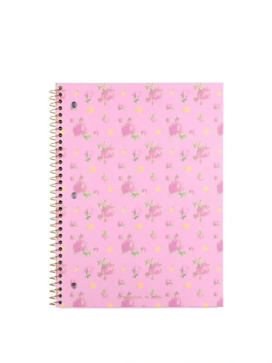 LoveShackFancy x Target - Yoobi Ikat Rose Wide Ruled 1 Subject Notebook 8
