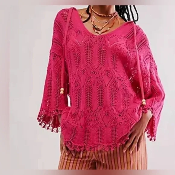 Free People Sand Dollar Tunic Size XS NWOT