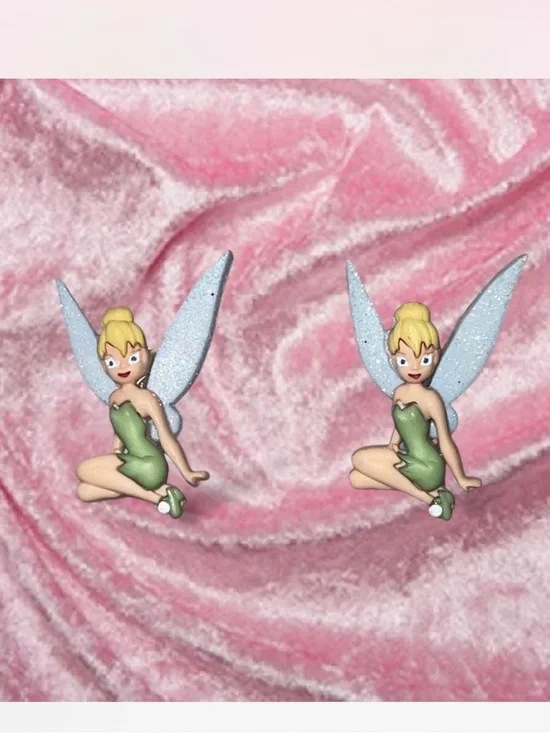 Disney Tinker Bell Green and Blue Earrings
