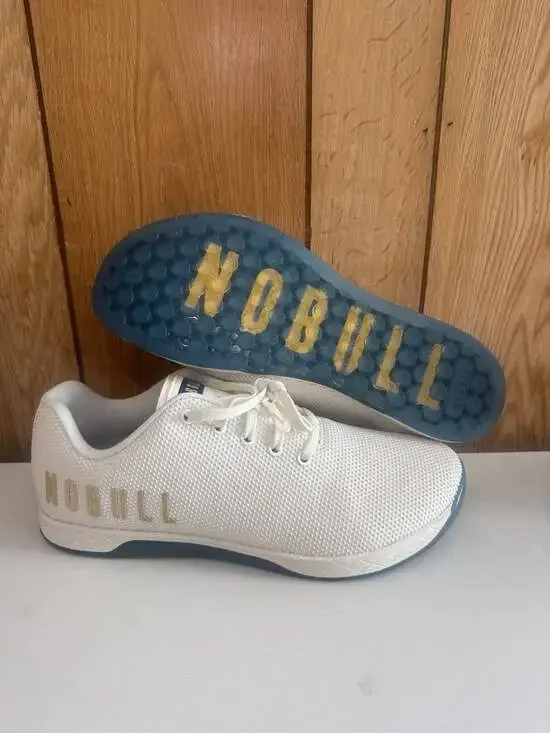 NOBULL Outwork Trainers Pearl White Shoes Men's Size 13 (Model FSFLCTPCWHT)