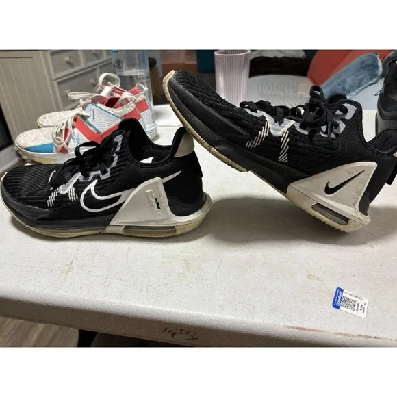 Nike Men's Lebron Witness VI TB Black/White‎ Basketball Shoes Size 12 DO9843-002