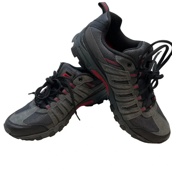 Fila Men's Athletic Shoes Sneakers Dark‎ Gray Red Lace Up Size 12
