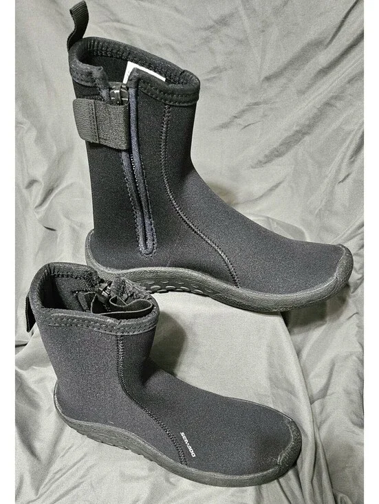 Sea Doo Unisex Neoprene WATER Sport BOOTS Shoes Black Mens 12 Womens 13.5
