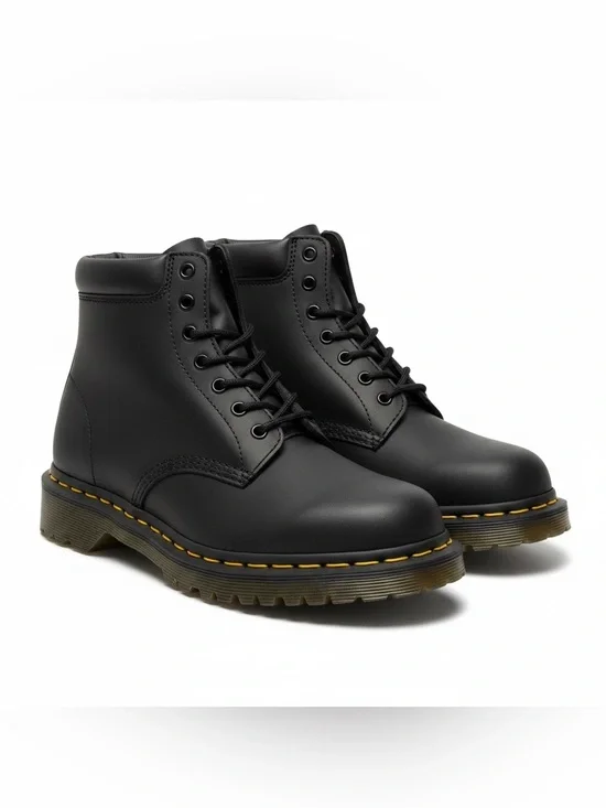 Dr. Martens 939 Ben Boot Black Leather Combat Boots Men's 8 Women's 9 NWOB