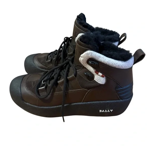 Bally Cusago Shearling Snow Boot Size 9