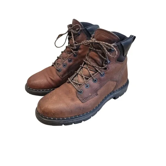 Red Wing 1626 Mens 8.5D  Brown Leather Work Boots EH Electrical Hazard