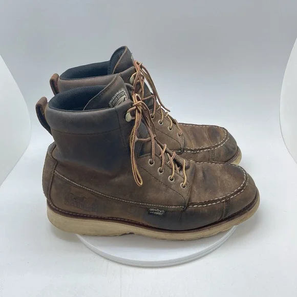Irish Setter Wingshooter Mens 11.5 2E Boots Brown Leather Waterproof Hunt 891
