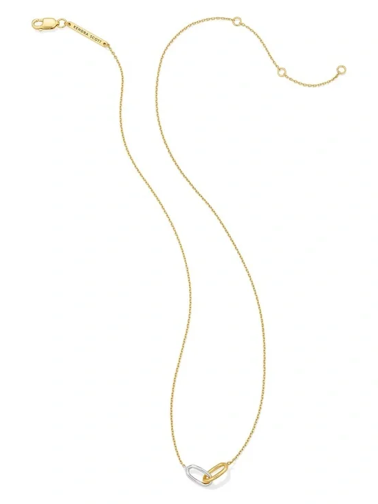 Kendra Scott Two-Tone 18K Demi Fine Interlocking Necklace