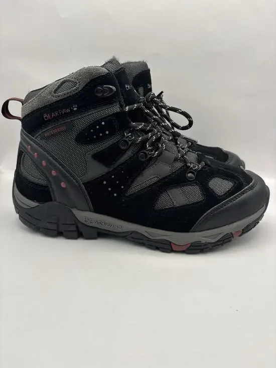 Bearpaw Brock Waterproof Black Hiking Boots Men Size 8.5