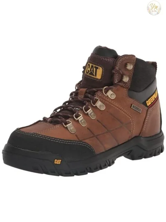 Waterproof Steel Toe Work Boots Slip Resistant Leather