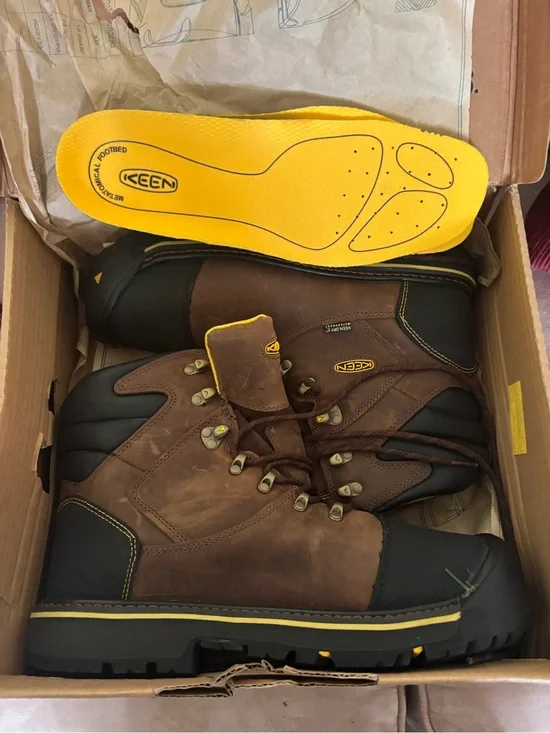 New Keen Milwaukee WP Steel Toe Boots(13)