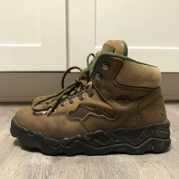Timberland Men's Size 7 Boots Lace Up Outdoor Hiking Leather Shoes Waterproof