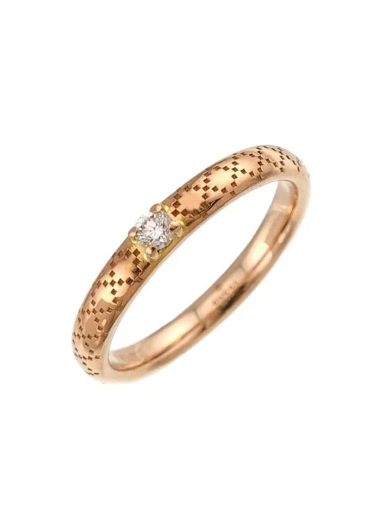 Gucci Diamantissima Diamond Ring 18K Pink Gold