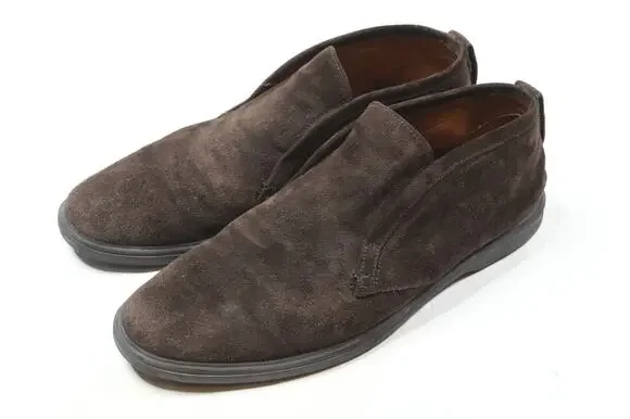 Peter Millar Collection Excursionist Chukka Boots Mens 8.5 Brown Suede Slip-On