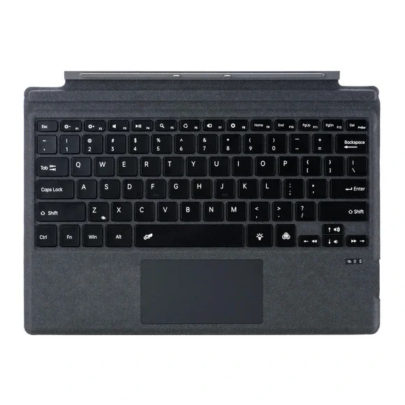 Zoof Wireless Bluetooth Keyboard for Surface Pro 3/4/5/6/7/7+ Charcoal Touchpad