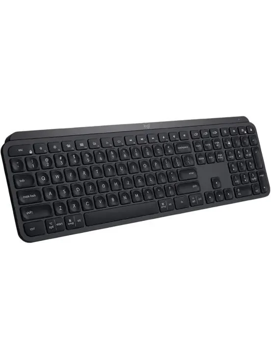 Logitech MX Keys Advanced Wireless Illuminated Keyboard Black With Dongle