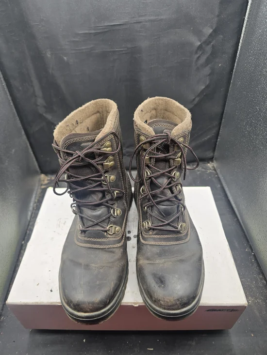 Rockport Dark Brown Lace-Up Leather Hiking‎ Boots