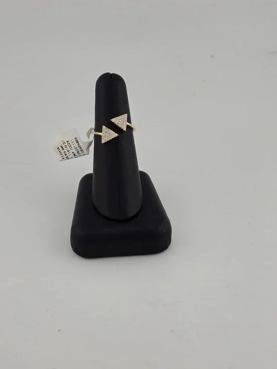 Brand New Sterling Silver 925 Double triangle Ring