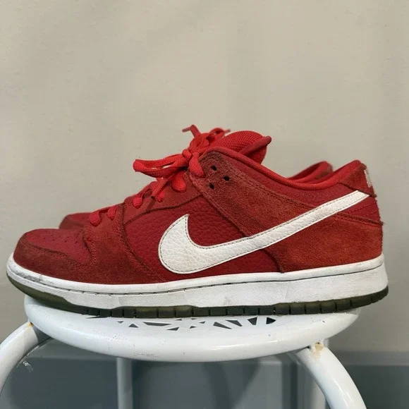 2012 NIKE SB DUNK LOW Challenge Red University Blue SZ 10