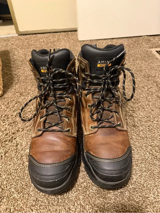 Ariat TReadfast 6 Men’s Brown Work Boot, Lace-Up size 10/5