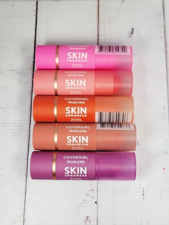CoverGirl TruBlend Skin Enhancer Balm Blush Stick Bundle NEW!