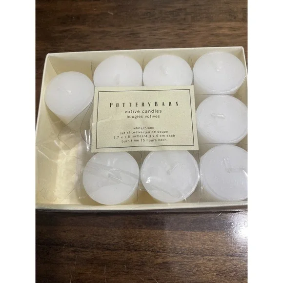 10 Pottery Barn Set of White 1.7