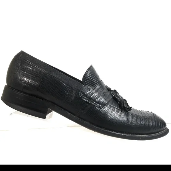 Allen Edmonds Clayton Men Lizard Loafers Sz 10 A