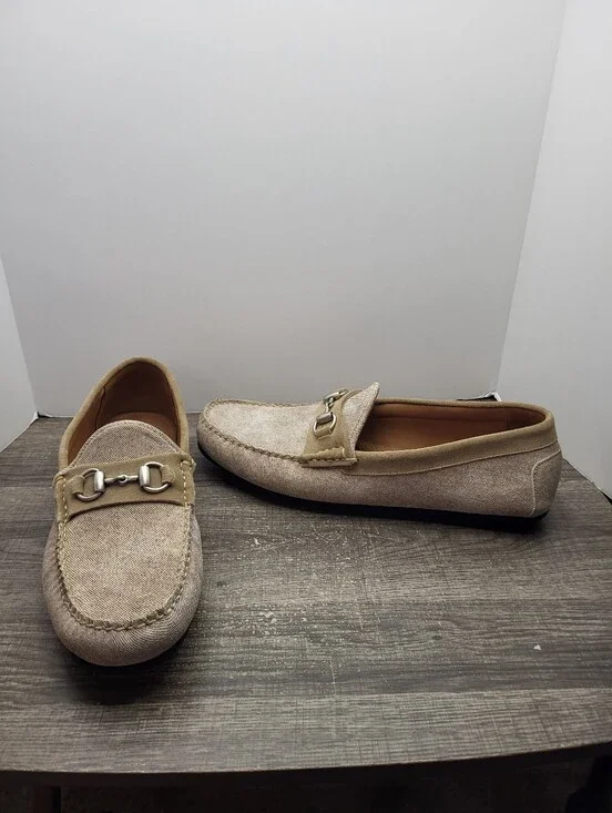 Allen Edmonds Sebastian Bit Driving Loafers Shoe Mens Size 13 D Bone New