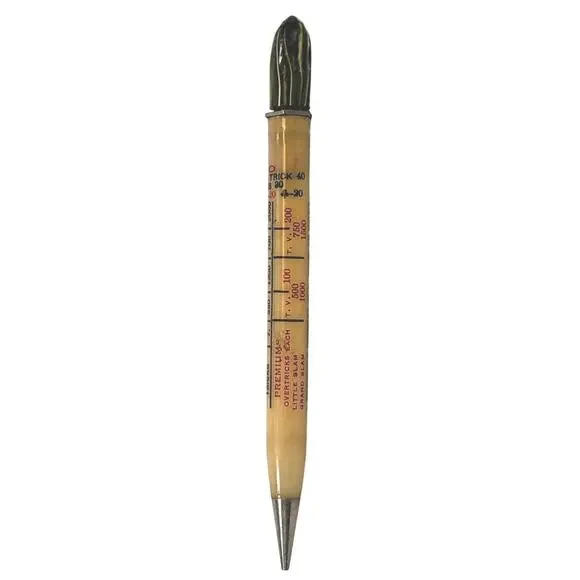Vintage Vanco Bridge Card Game Scoring Celluloid Mechanical Pencil