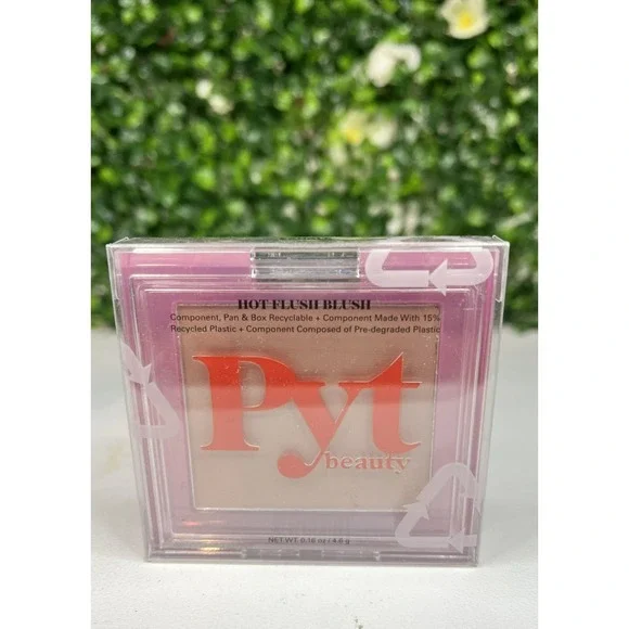 Pyt Beauty Hot Flush Blush Everyday Pressed Powder ~ Exhale ~ 0.16 oz